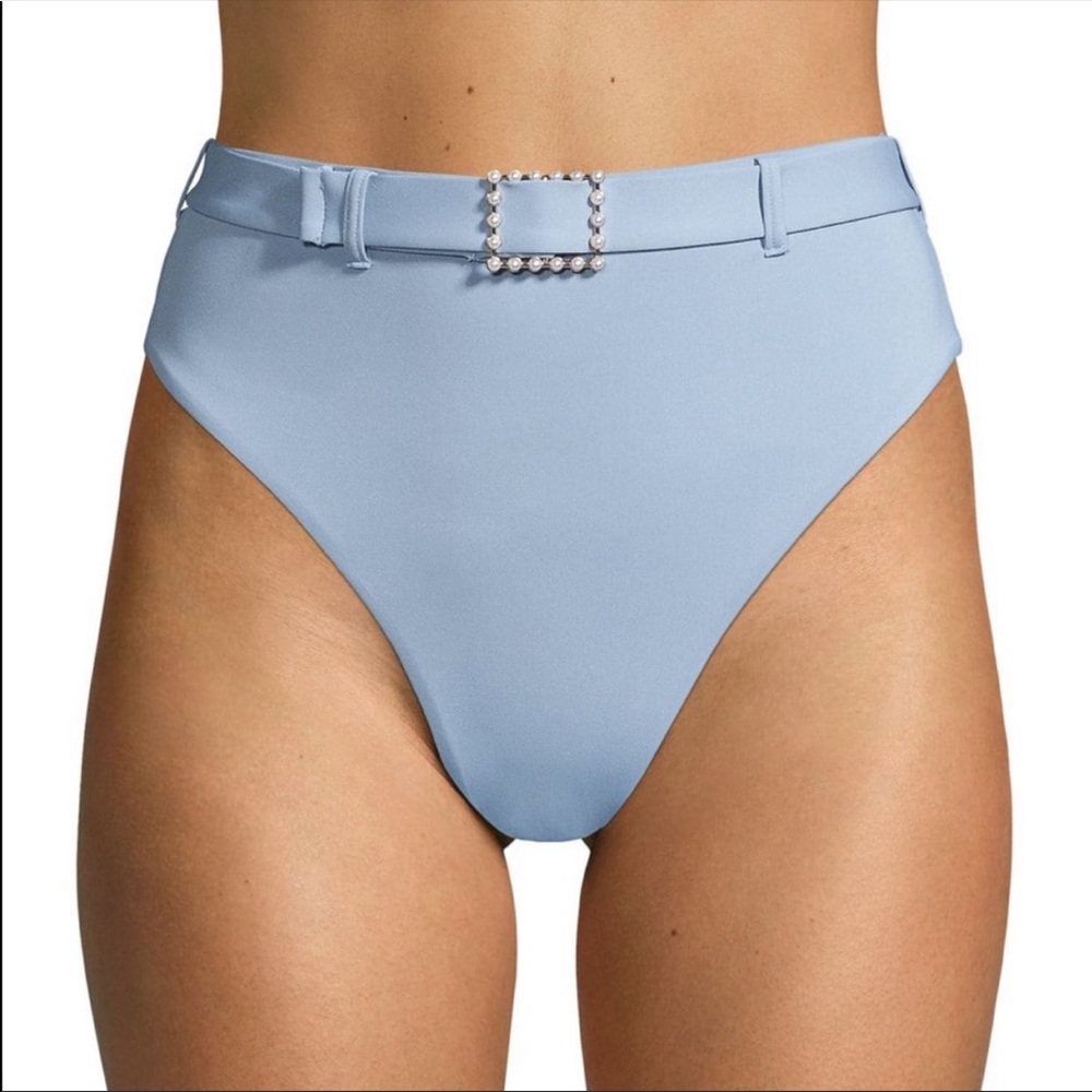 🚨🎉SALE WeWoreWhat Emily Bikini Bottom Dusk Blue